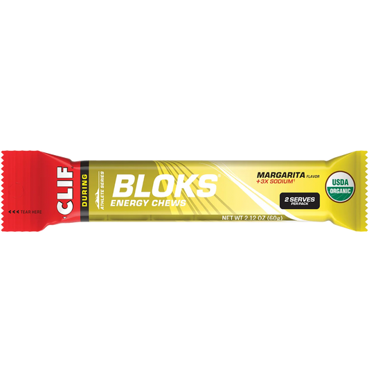 CLIF Bloks Energy Chews Margarita 150mg Sodium - Box of 18