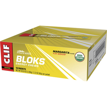 CLIF Bloks Energy Chews Margarita 150mg Sodium 18 x 60g