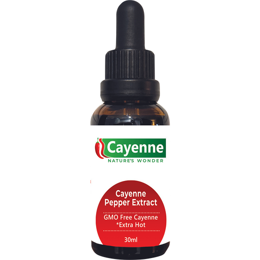 Cayenne Nature's Wonder Cayenne Pepper Extract with dropper
