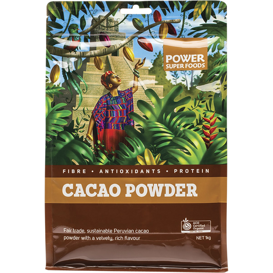 Power Super Foods Cacao Powder Certified Organic