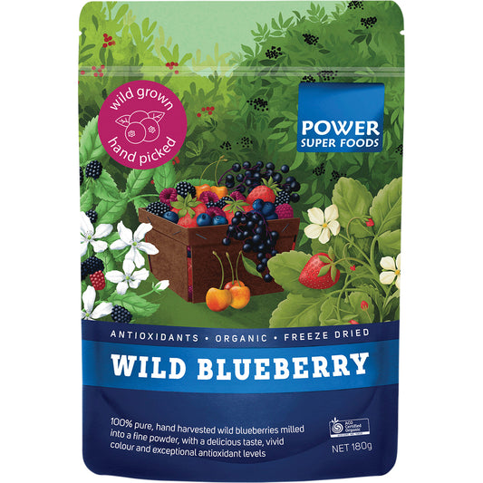 POWER SUPER FOODS Wild Blueberry Powder 1 x 180g