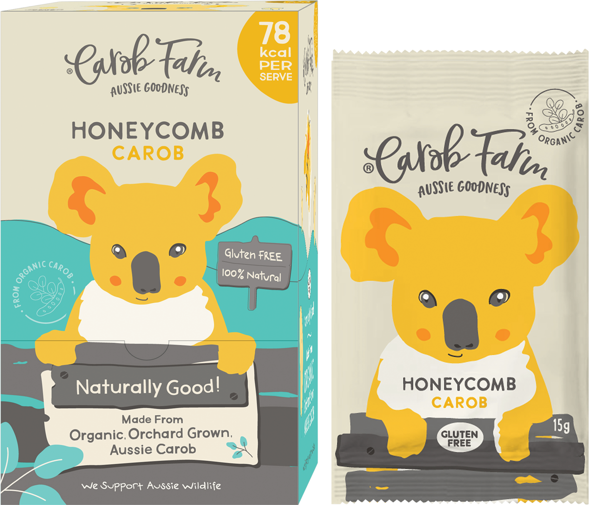 CAROB FARM Carob Koala Honeycomb x 50