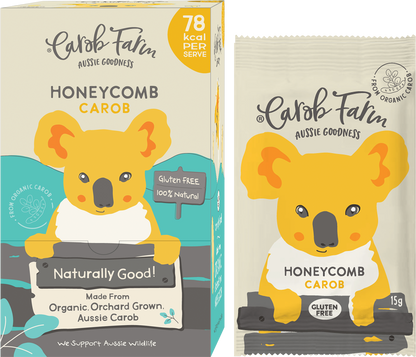 CAROB FARM Carob Koala Honeycomb x 50