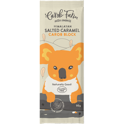 CAROB FARM Carob Block Salted Caramel x 12