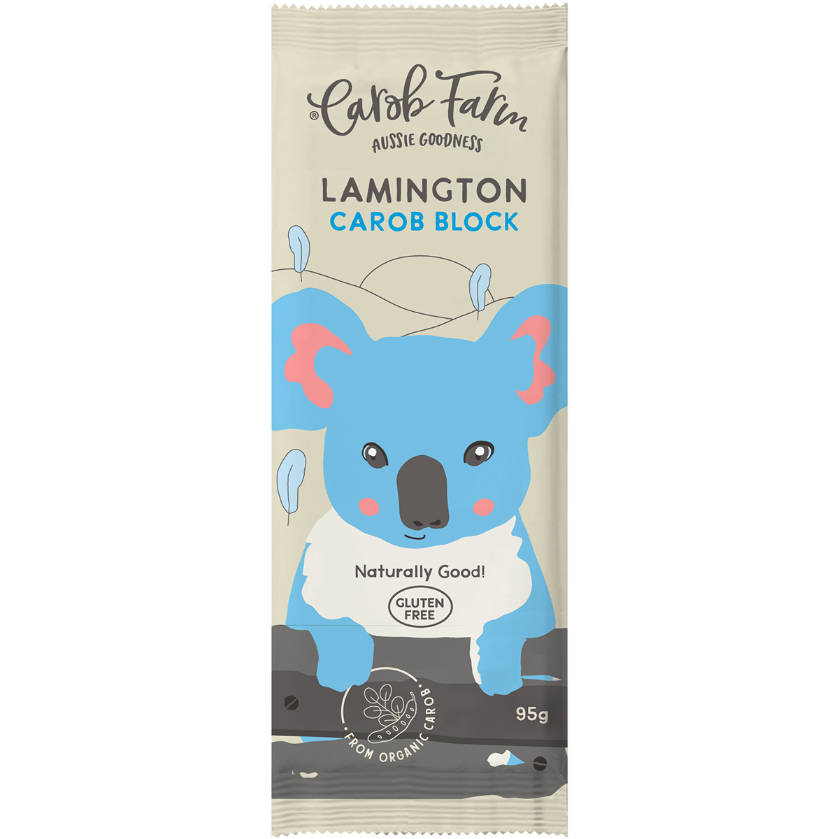 CAROB FARM Carob Block Lamington x 12