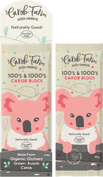 CAROB FARM Carob Block 100's & 1000's x 12