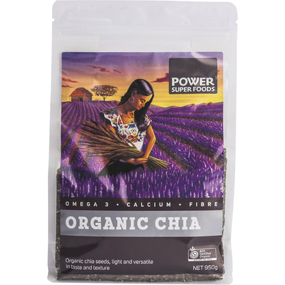 POWER SUPER FOODS Chia Seeds Certified Organic 1 x 950g