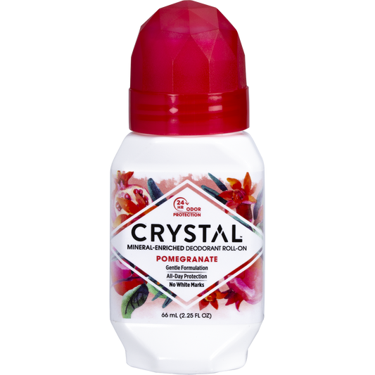 Crystal Roll-On Deodorant Pomegranate