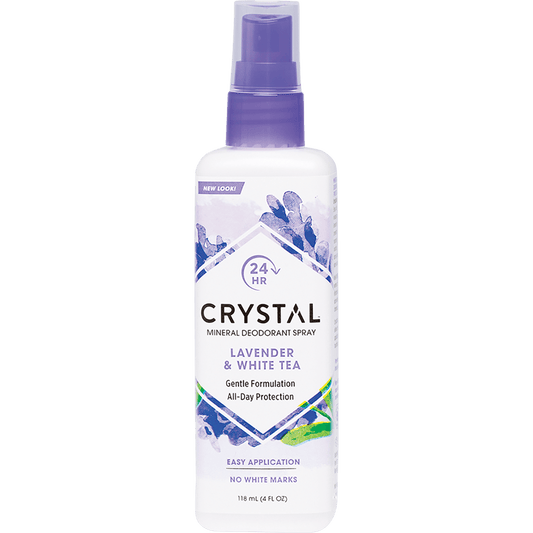 Crystal Deodorant Spray Lavender & White Tea