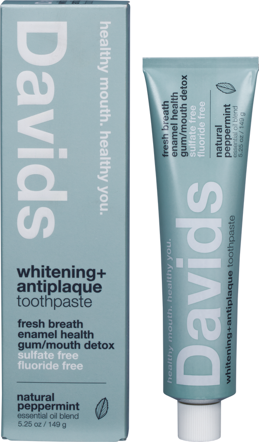 Davids Hydroxi Toothpaste  Whitening + Antiplaque Peppermint