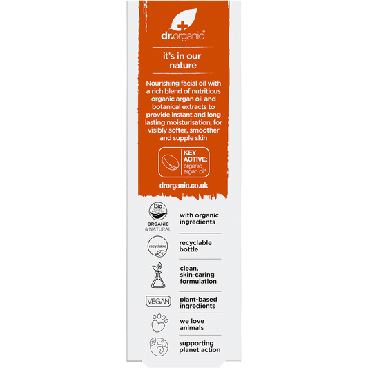 Dr. Organic Facial Oil Organic Moroccan Argan Oil