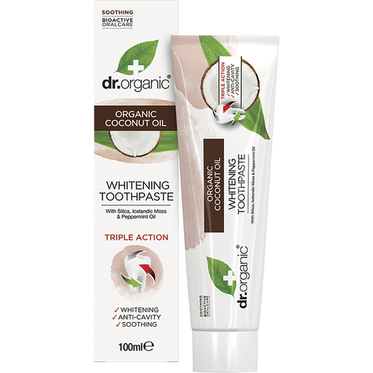 Dr. Organic Toothpaste Whitening Coconut Oil