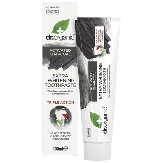 Dr. Organic Toothpaste Charcoal Whitening