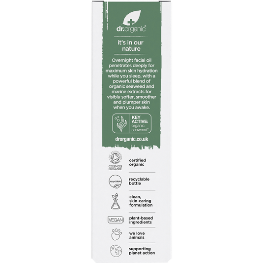 Dr. Organic Overnight Recovery Oil Ageless with Seaweed