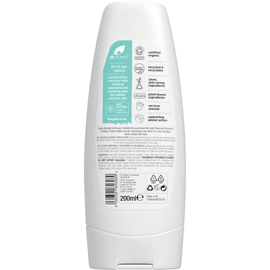 Dr. Organic Unfragranced Baby Lotion Organic Calendula
