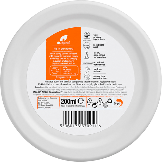 Dr. Organic Body Butter Manuka Honey