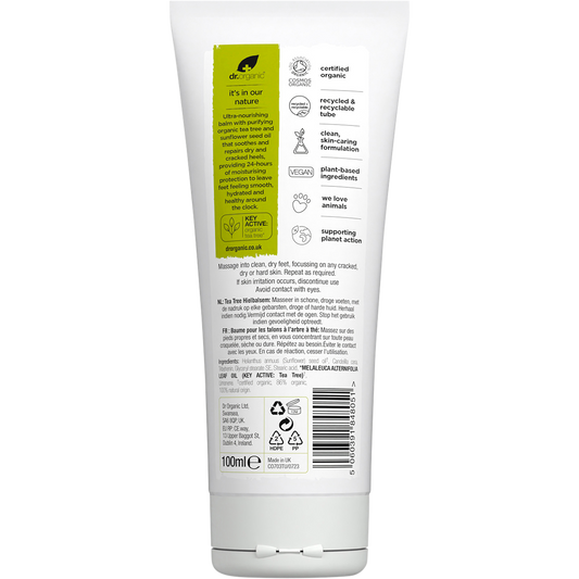 Dr. Organic Tea Tree Heel Balm
