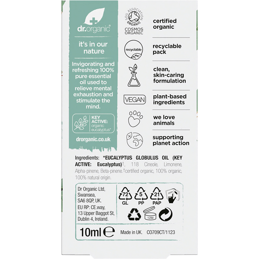 Dr. Organic Eucalyptus Oil 100% Pure