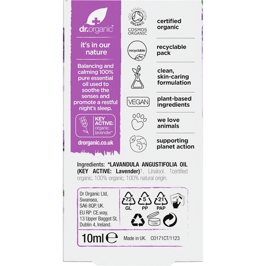 Dr. Organic Lavender Oil 100% Pure