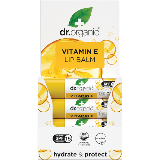 Dr. Organic Lip Balm SPF 15 Vitamin E