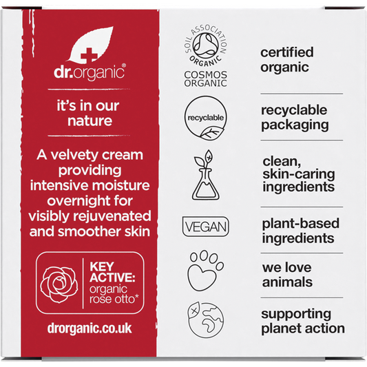 Dr. Organic Night Cream Rose Otto
