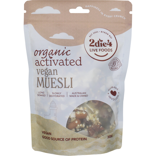 2die4 Live Foods Organic Activated Muesli Vegan