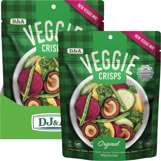 DJ&A Veggie Crisps Original - Box of 9