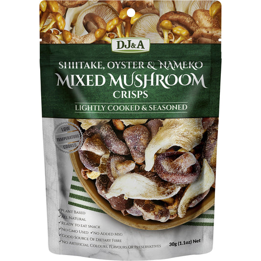 DJ&A Mixed Mushroom Crisps 12 x 30g