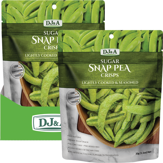 DJ&A Sugar Snap Pea Crisps - Box of 10