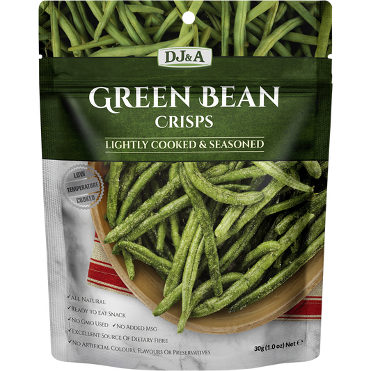 DJ&A Green Bean Crisps - Box of 10