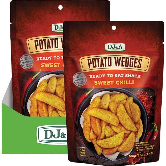 DJ&A Potato Wedges Sweet Chilli - Box of 9