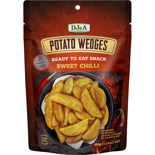 DJ&A Potato Wedges Sweet Chilli - Box of 9