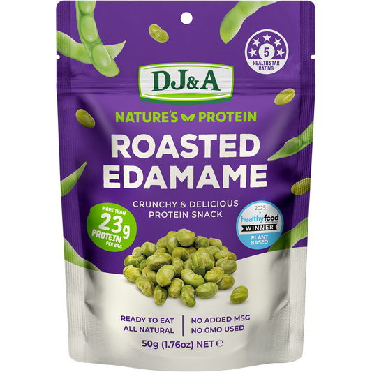 DJ&A Nature's Protein Roasted Edamame - Box of 12