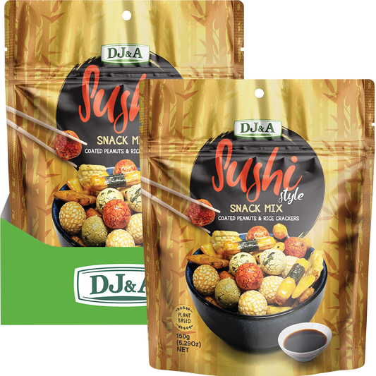 DJ&A Sushi Style Snack Mix - Box of 9