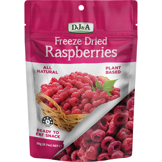 DJ&A Freeze Dried Strawberries & Apple 10 x 20g