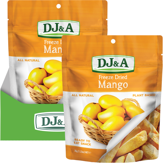 DJ&A Freeze Dried Mango - Box of 10