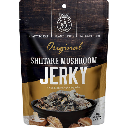 DJ&A Shiitake Mushroom Jerky Original 12 x 60g
