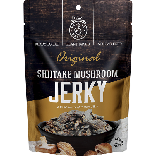 DJ&A Shiitake Mushroom Jerky Original - Box of 12