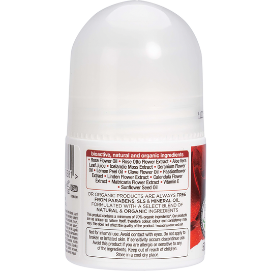 Dr. Organic Roll-On Deodorant Rose Otto