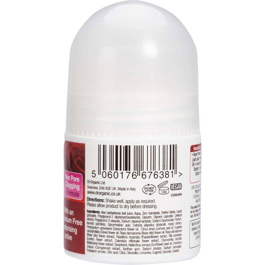 Dr. Organic Roll-On Deodorant Rose Otto