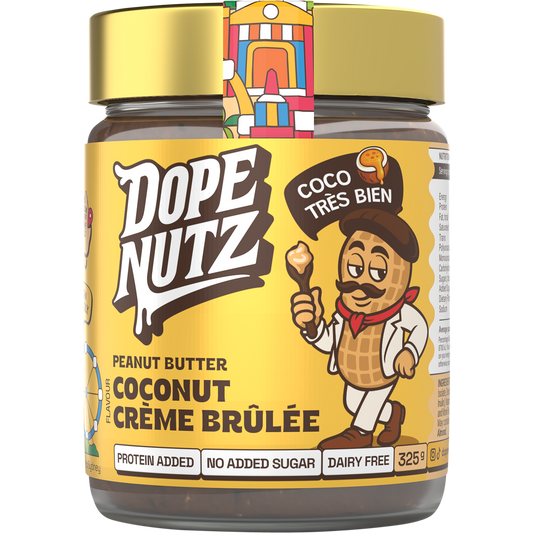 Dope Nutz Peanut Butter Coconut Creme Brulee