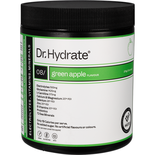 Dr Hydrate All-In-One Hydration Drink Hasta Cert Green Apple