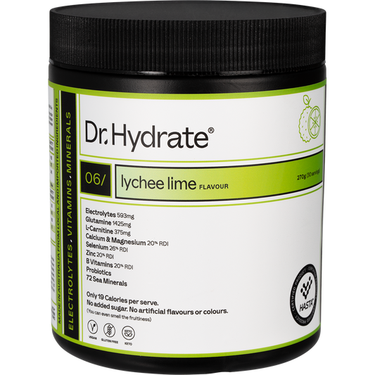 Dr Hydrate All-In-One Hydration Drink Hasta Cert Lychee Lime