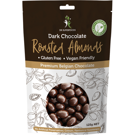 Dr Superfoods Roasted Almonds Dark Chocolate