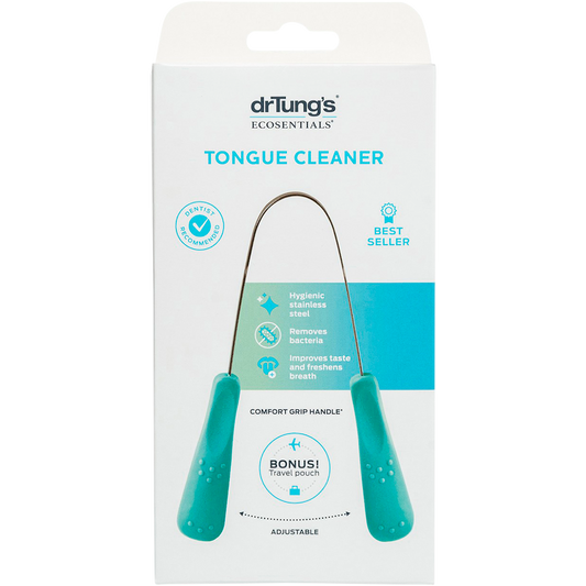 Dr Tung's Tongue Cleaner Stainless Steel (Colour May Vary)