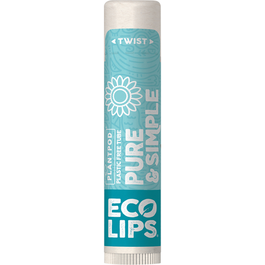 Eco Lips Lip Balm Display Pure & Simple Coconut