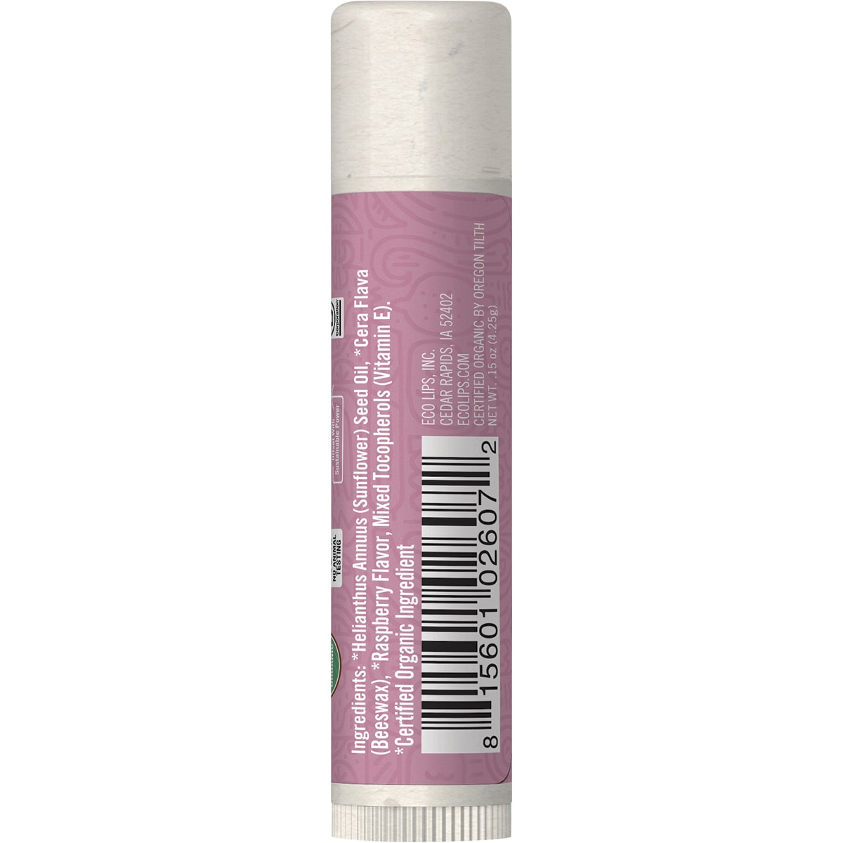 ECO LIPS Lip Balm Display Pure & Simple Raspberry 24 x 4.25g