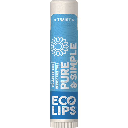 Eco Lips Lip Balm Display Pure & Simple Vanilla