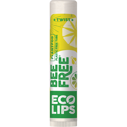 Eco Lips Lip Balm Display Bee Free Lemon-Lime
