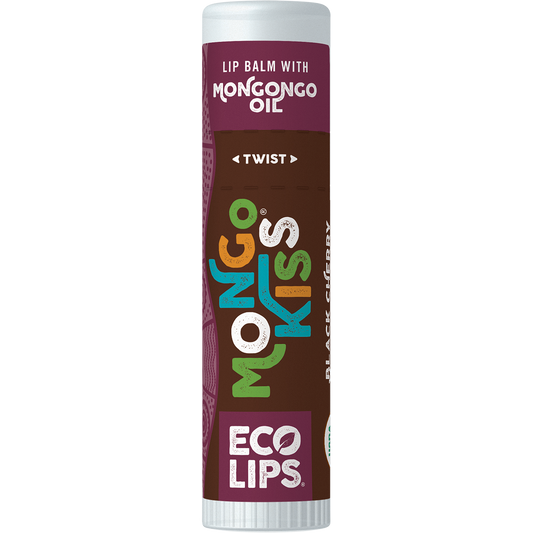 Eco Lips Lip Balm Display Mongo Kiss Black Cherry